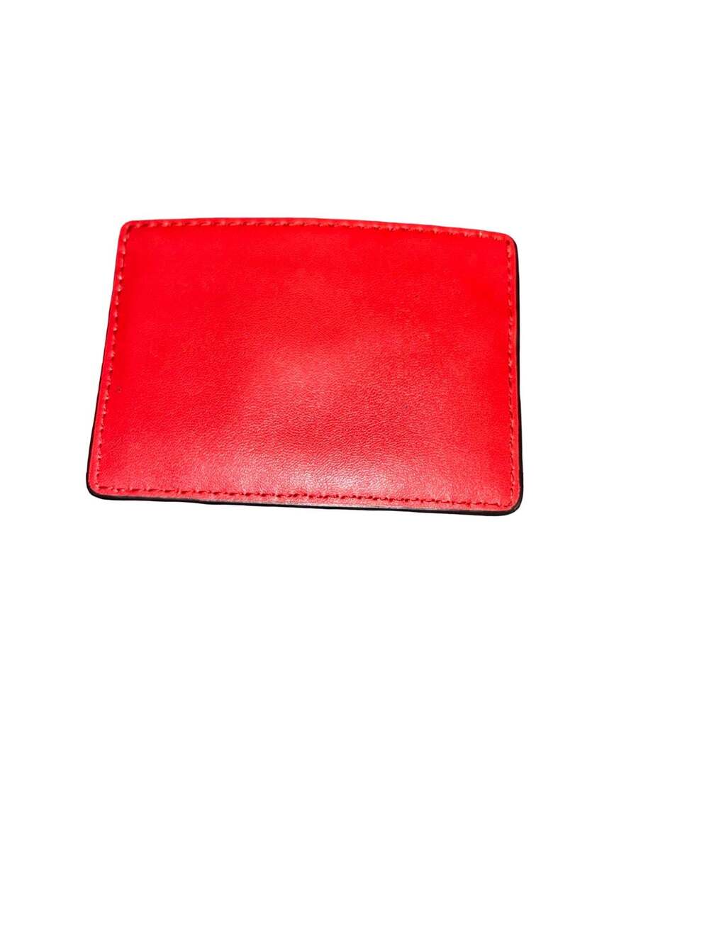 Michael Kors Jet Set Red Pebble Leather Slim Card Case - Picture 2 of 3